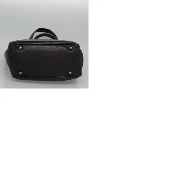 Chanel Caviar Skin Dark Brown Silver CC Handbag - Picture 2 of 3